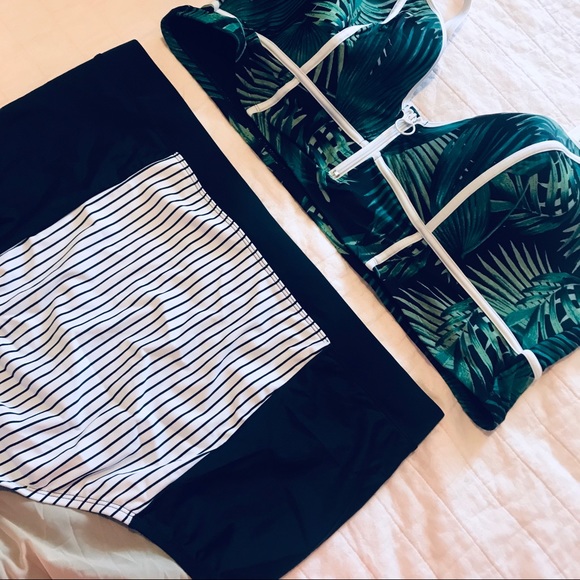 Lane Bryant Other - Lane Bryant NWOT palm fronds bikini set